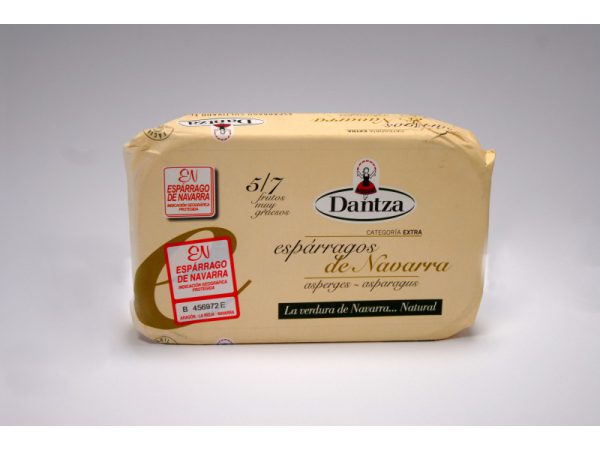 Espárrago de Navarra D.O. 5/7 frutos muy gruesos